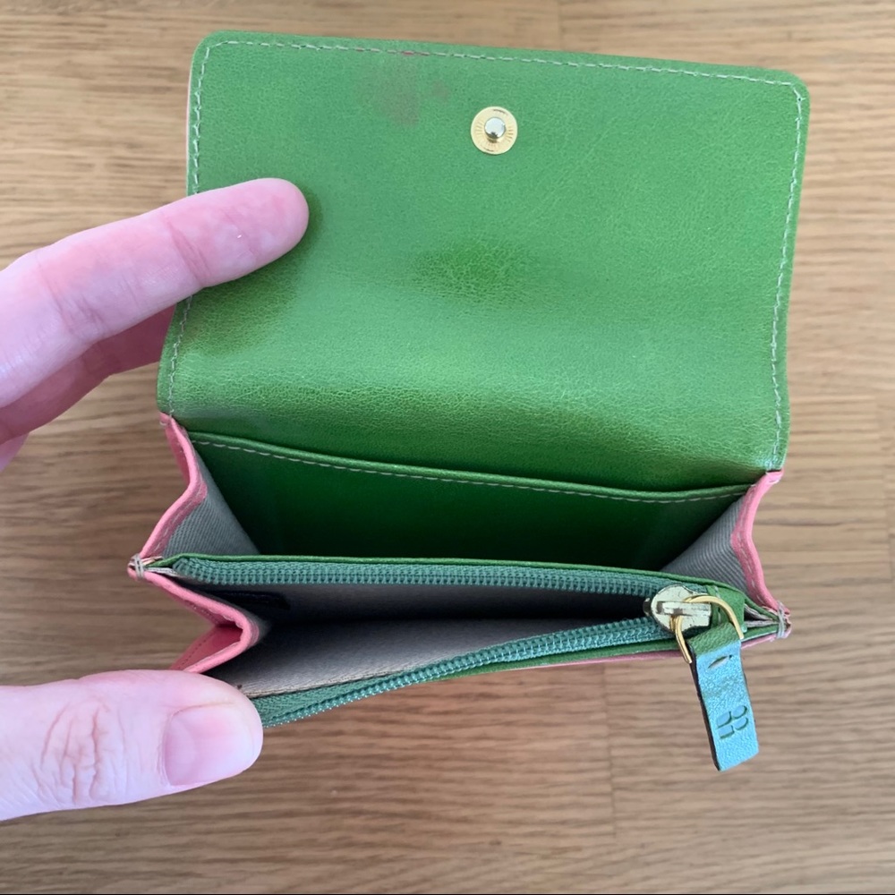 Kate Spade Ruth Cardholder in pink & green Katy - Picture 4 of 6